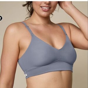 NWT Harper Wilde Bliss Triangle Bralette Steel, size M set of 2